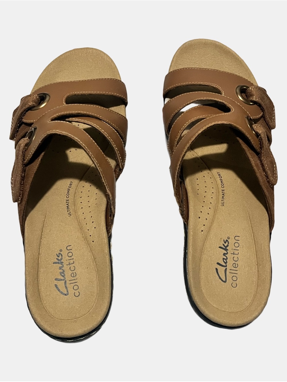Clarks Women's Merliah Slip-on Strappy Sandals Size 7.5 M